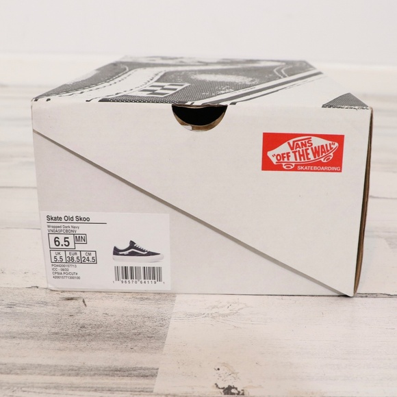 Vans Men's Skate Old Skool, Wrapped Dark Navy, Size 6.5 - Picture 9 of 10